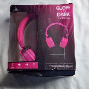 Bass Jaxx "Glow In the Dark" Lightweight Headphones (Wired) BLUE
